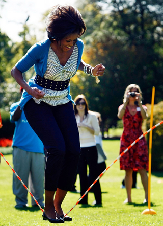 Illustration for article titled Lovely Leaping Ladies World Championships: Michelle Vs. Moddles
